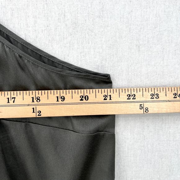 SKIMS Stretch Silk Crop Sleep Cami Tank Womens 2X Gunmetal Gray Spaghetti Strap - Picture 11 of 12